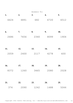 Double Digits Problem Set AE Answers