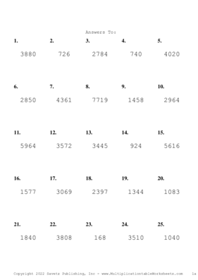 Double Digits Problem Set AK Answers