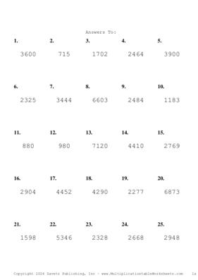 Double Digits Problem Set BA Answers
