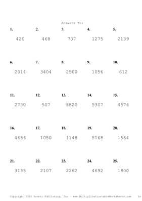 Double Digits Problem Set BH Answers