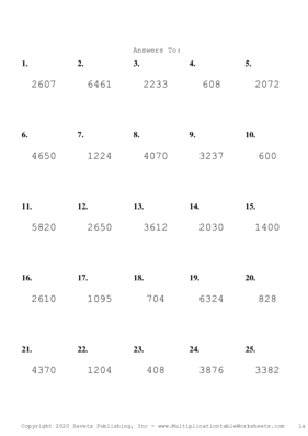 Double Digits Problem Set J Answers