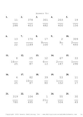 Simplify by 2 Problem Set AU Answers