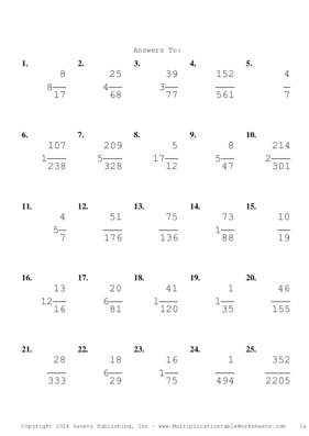 Simplify by 2 Problem Set AV Answers