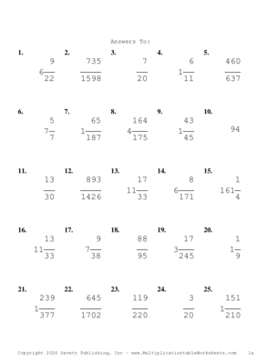 Simplify by 2 Problem Set AW Answers