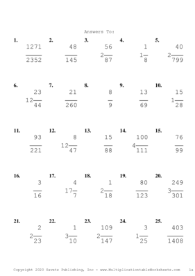 Simplify by 2 Problem Set D Answers