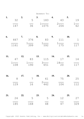 Simplify by 2 Problem Set E Answers