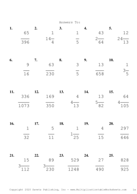 Simplify by 2 Problem Set G Answers