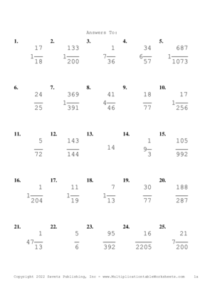 Simplify by 2 Problem Set L Answers