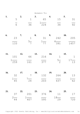 Simplify by 2 Problem Set O Answers