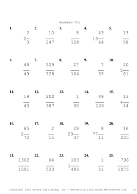 Simplify by 2 Problem Set U Answers