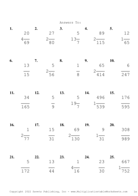 Simplify by 2 Problem Set X Answers