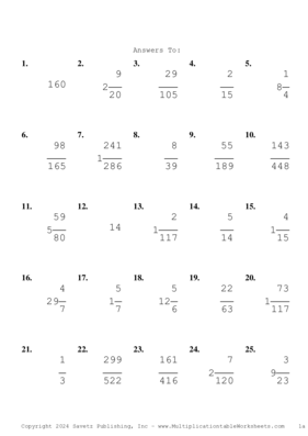 Simplify by 3 Problem Set AW Answers