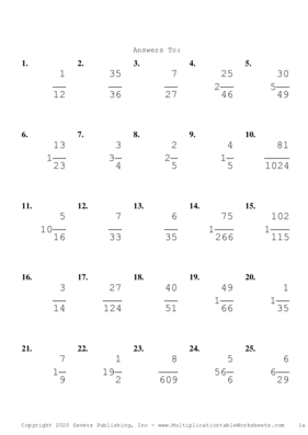 Simplify by 3 Problem Set E Answers