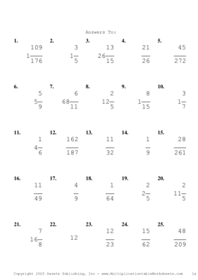 Simplify by 3 Problem Set J Answers