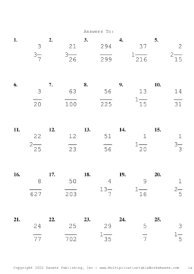 Simplify by 3 Problem Set S Answers