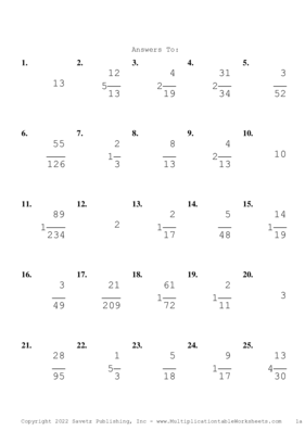 Simplify by 5 Problem Set AC Answers