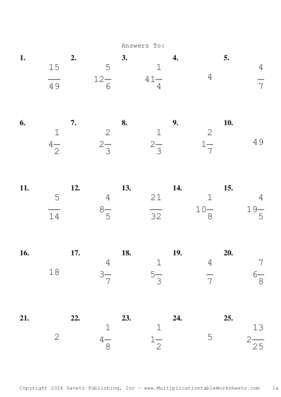 Simplify by 5 Problem Set AR Answers