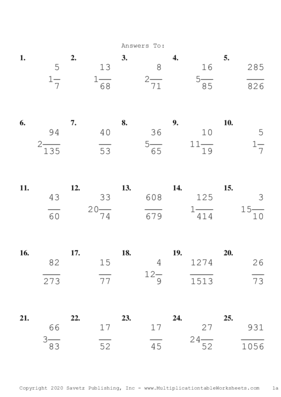 Simplify by 5 Problem Set B Answers