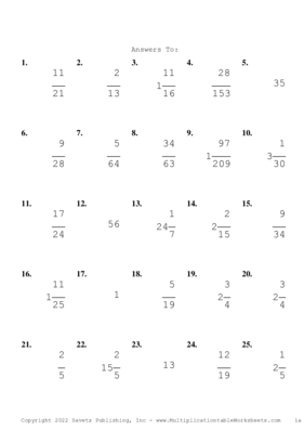 Simplify by 5 Problem Set Y Answers