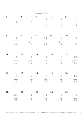 Simplify by 7 Problem Set AL Answers