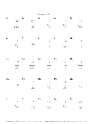 Simplify by 7 Problem Set AN Answers