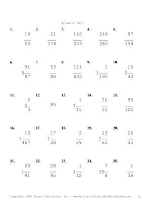 Simplify by 7 Problem Set B Answers