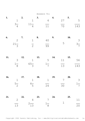 Simplify by 7 Problem Set K Answers