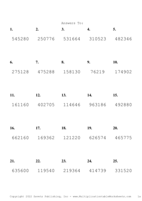 Triple Digits Problem Set AC Answers