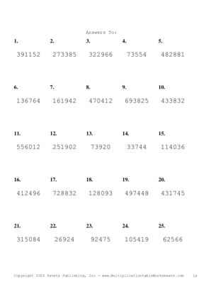 Triple Digits Problem Set Q Answers