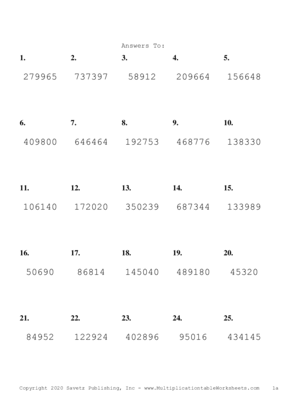 Triple Digits Problem Set S Answers