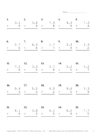 One Decimal by One Digit Problem Set G Report Template