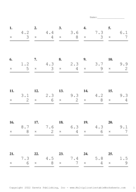 One Decimal by One Digit Problem Set J Report Template