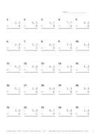 One Decimal by One Digit Problem Set M Report Template