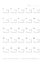 One Decimal by One Digit Problem Set N Report Template