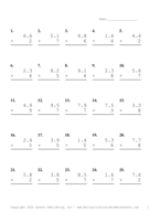 One Decimal by One Digit Problem Set O Report Template