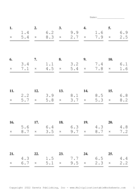 One Decimal Problem Set AC Report Template