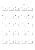 One Decimal Problem Set G Report Template