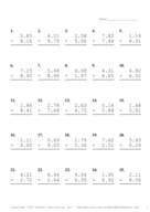 Two Decimal Problem Set B Report Template