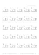Two Decimal Problem Set BE Report Template