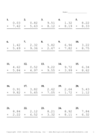Two Decimal Problem Set BN Report Template