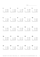 Two Decimal Problem Set BT Report Template