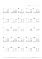 Two Decimal Problem Set L Report Template