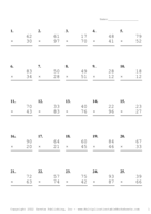 Double Digits Problem Set U Report Template