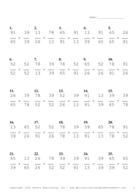 Simplify by 13 Problem Set D Report Template
