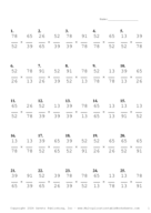 Simplify by 13 Problem Set E Report Template