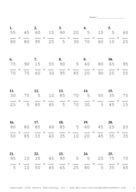 Simplify by 5 Problem Set AQ Report Template