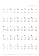 Simplify by 5 Problem Set G Report Template