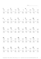 Simplify by 5 Problem Set K Report Template