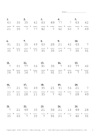 Simplify by 7 Problem Set AK Report Template