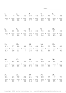 Simplify by 7 Problem Set K Report Template